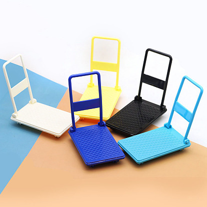 Пластиковая тележка мини модель, аксессуары для кукольного домика с микро-ландшафтом, притворяясь опорными украшениями