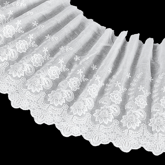 5 ярдов хлопчатобумажных тканей с вышитыми цветами, аксессуары