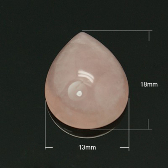 Кабошоны из камня, капля, 18x13x5~6 мм