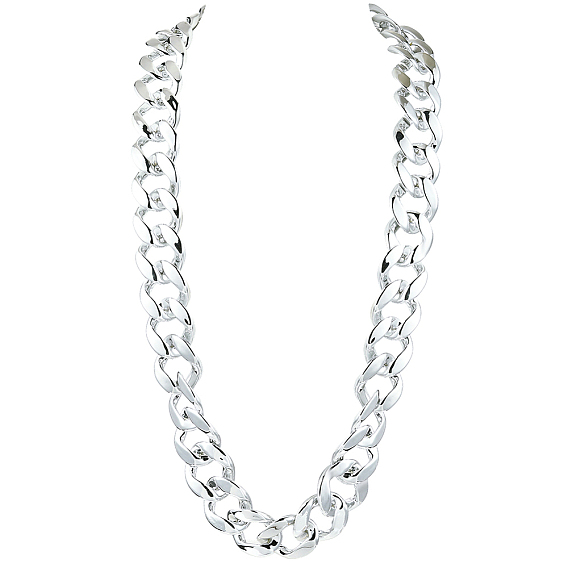 1 акриловые кубинские звенья цепи ожерелья для мужчин