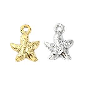 304 Stainless Steel Charms, Starfish Charms