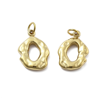 304 подвески из нержавеющей стали, самородки, ионное покрытие (ip), с целью перехода в кольце