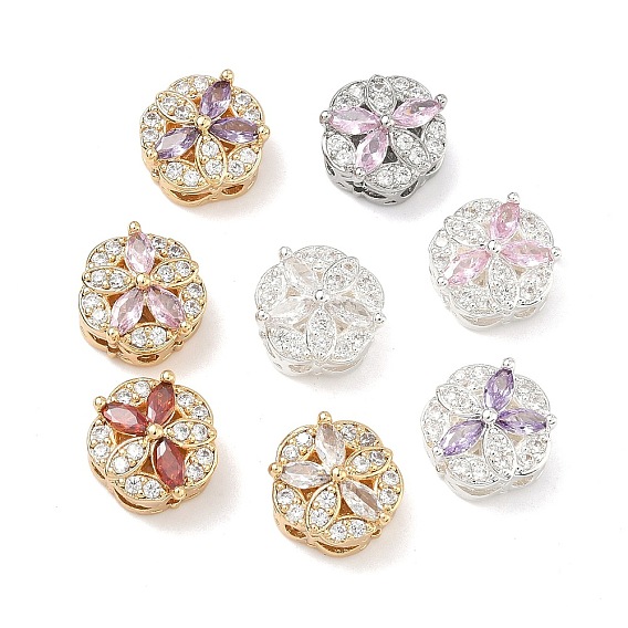 Латунные микро проложить кубического циркония подвески, 