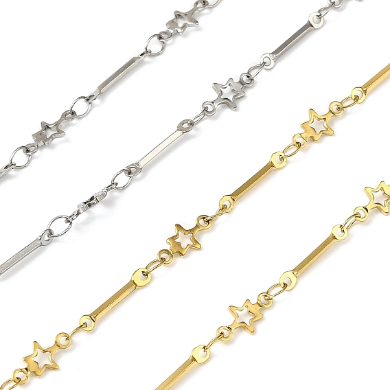 304 цепи из нержавеющей стали панель ссылок, ионное покрытие (ip), звезда, пайки, с катушкой