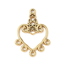 304 нержавеющей стали ссылки люстра компонент, сердце