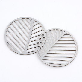 304 из нержавеющей стали столяры филигранные, плоско-круглые, 23x0.5 мм , около 445~460 шт / мешок