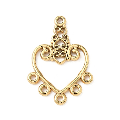 304 нержавеющей стали ссылки люстра компонент, сердце