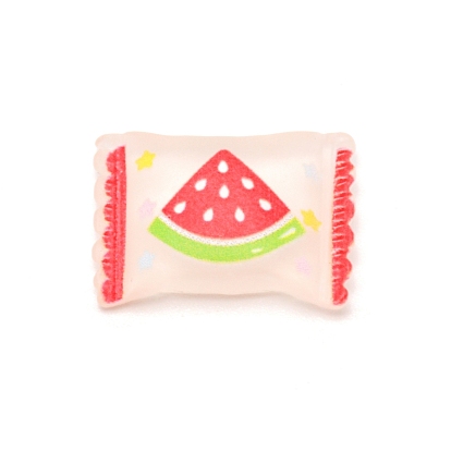 Cabuchones de resina, decoraciones de comida imtation, caramelo con sandia