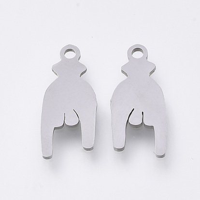 201 Stainless Steel Pendants, Laser Cut Pendants