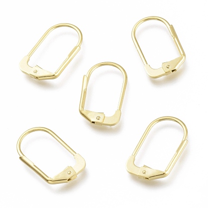 Brass Leverback Earring Findings