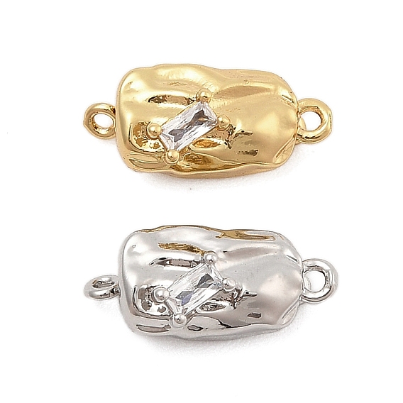 Латунные застежки из прозрачного кубического циркония с микропаве, без кадмия, без никеля и без свинца