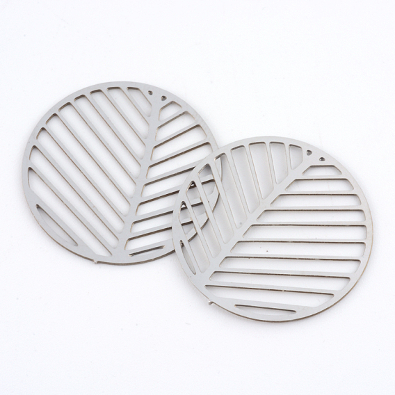 304 из нержавеющей стали столяры филигранные, плоско-круглые, 23x0.5 мм , около 445~460 шт / мешок