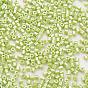 TOHO Japanese Seed Beads, 11/0, Two Cut Hexagon, Opaque Colours Lustered