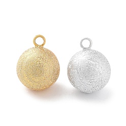 Brass Bell Pendants, Suikin Bell, Texture Round Charms