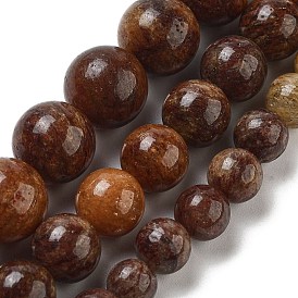 Природных драгоценных камней бисер нитей, круглые