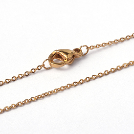 304 из нержавеющей стали кабель цепи ожерелья, с карабин-лобстерами 