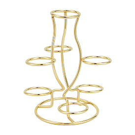 Soportes de bolas de cristal de hierro, expositor multiesfera