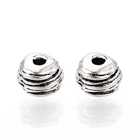 Сплавочные овальные бусины тибетского стиля , рондель