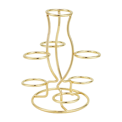 Soportes de bolas de cristal de hierro, expositor multiesfera