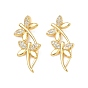 Латунные микро проложить кубического циркония подвески, стрекоза прелести, без свинца и без кадмия, долговечный, стойки покрытие