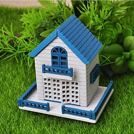 Wood House Miniature Ornaments, Micro Landscape Home Dollhouse Accessories