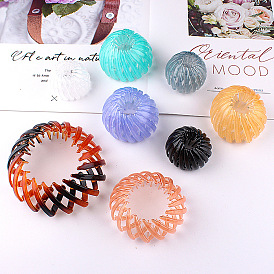 Simple Hair Accessories for Ponytail and Bun - Lazy Bird Nest Hairband, Expandable Clip.