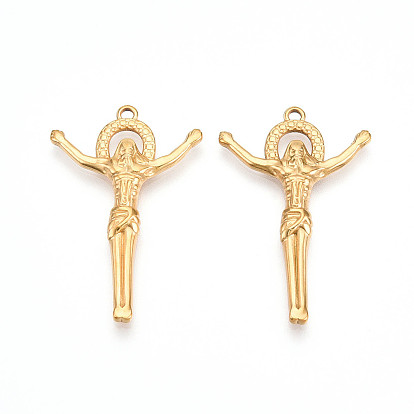 304 подвески из нержавеющей стали, ионное покрытие (ip), чары Иисуса, религия