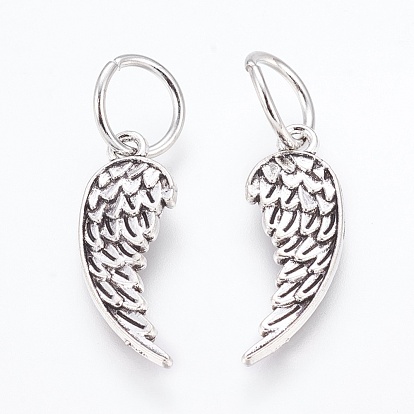 Tibetan Style Alloy Pendants, Wing