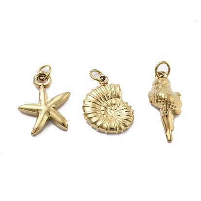 Подвески из нержавеющей стали 304, с целью перехода в кольце, ионное покрытие (ip), реальный 18 k позолоченный