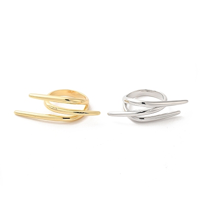 Brass Wire Open Cuff Rings