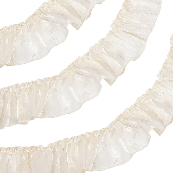 2m шелковая плиссированная кружевная отделочная лента, аксессуары