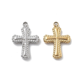 304 прелести нержавеющей стали, крест очарование, ионное покрытие (ip)