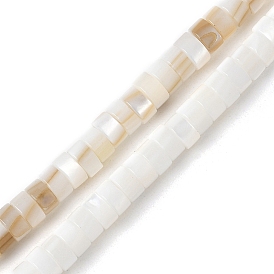 Естественных пресноводных оболочки бисер нитей, диск, Heishi бусы