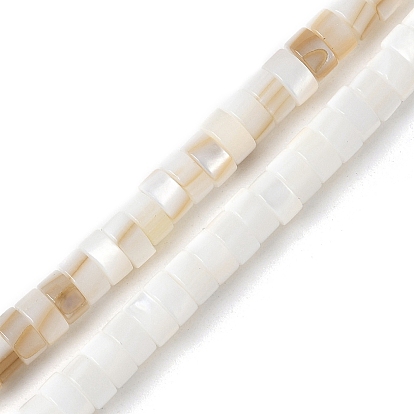 Естественных пресноводных оболочки бисер нитей, диск, Heishi бусы