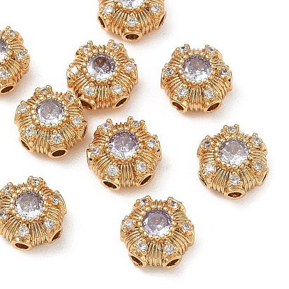Shegrace Messing-Pavé-Zirkonia-Mehrstrang-Glieder, Blume, cadmiumfrei und bleifrei und nickelfrei
