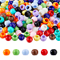 300 непрозрачные акриловые бусины, круглые