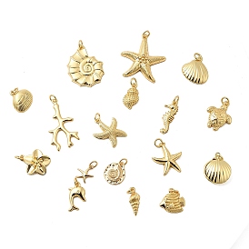 Латунные подвески, с целью перехода в кольце, стойки покрытие, долговечный, без свинца и без кадмия, реальный 18 k позолоченный