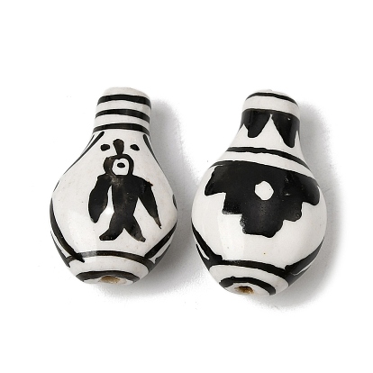 Фарфоровые бусины ручной работы, пастельный фарфор