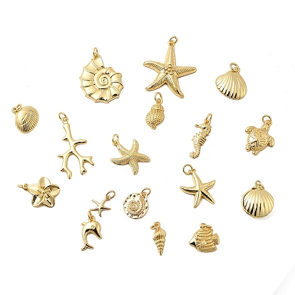 Латунные подвески, с целью перехода в кольце, стойки покрытие, долговечный, без свинца и без кадмия, реальный 18 k позолоченный