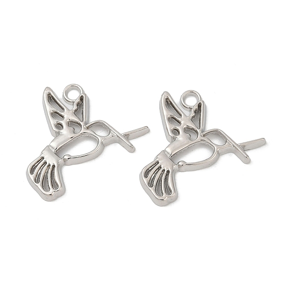 Подвески из сплава , без кадмия и без свинца, птица