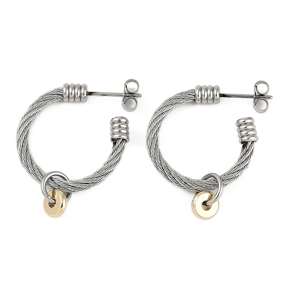 304 женские серьги-гвоздики из нержавеющей стали