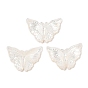 Резные кабошоны из натуральной белой ракушки, бабочка