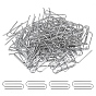 Brass Wire Jump Rings, U Hanger Hooks, for DIY Pendant Making, with Bead Container