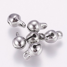 304 Stainless Steel Bell Charms