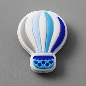 Silikonperlen, Heißluftballon, zufällig sortierte Farbe