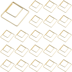 60шт. железные скрепки, для организации офисных школьных документов, золотые