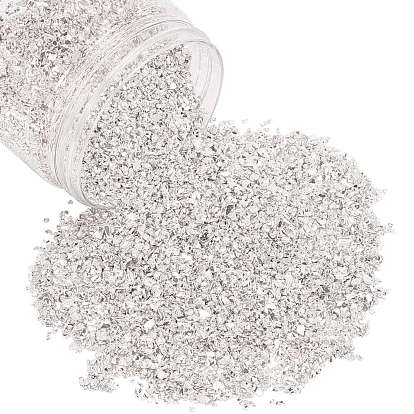 Glass Chip Beads, No Hole, Nail Art Decoration Accessories
