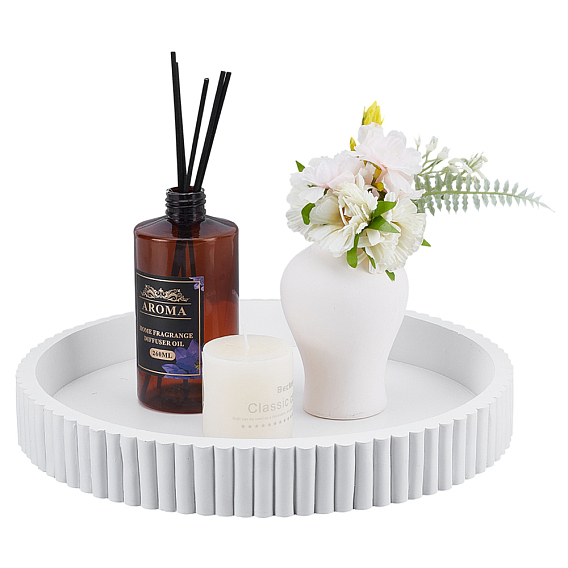 Шкатулка для украшений из смолы, круглая ювелирная пластина, лоток для хранения колец, , серьга