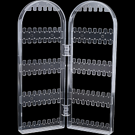 Пластиковые складные экраны для сережек PS с 2/4 складными панелями, подвесной держатель для органайзера для украшений, форма арки