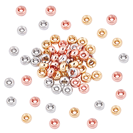 Brass Spacer Beads, Lead Free & Nickel Free & Cadmium Free, Rondelle